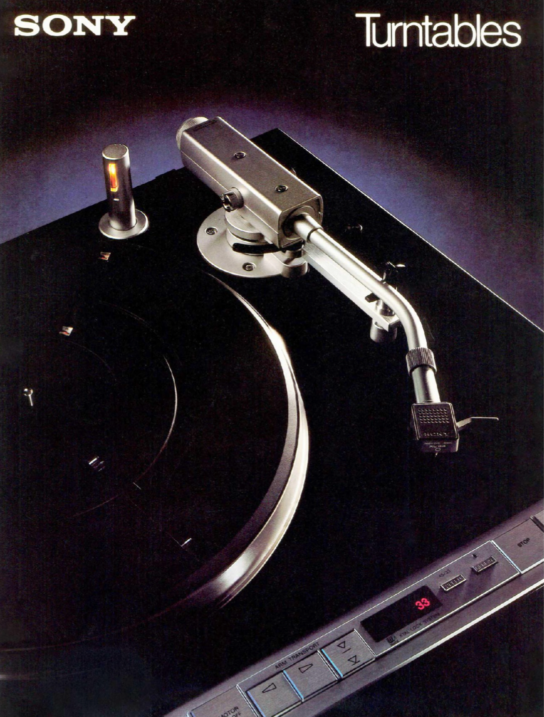 Sony Turntables 1980 Brochure