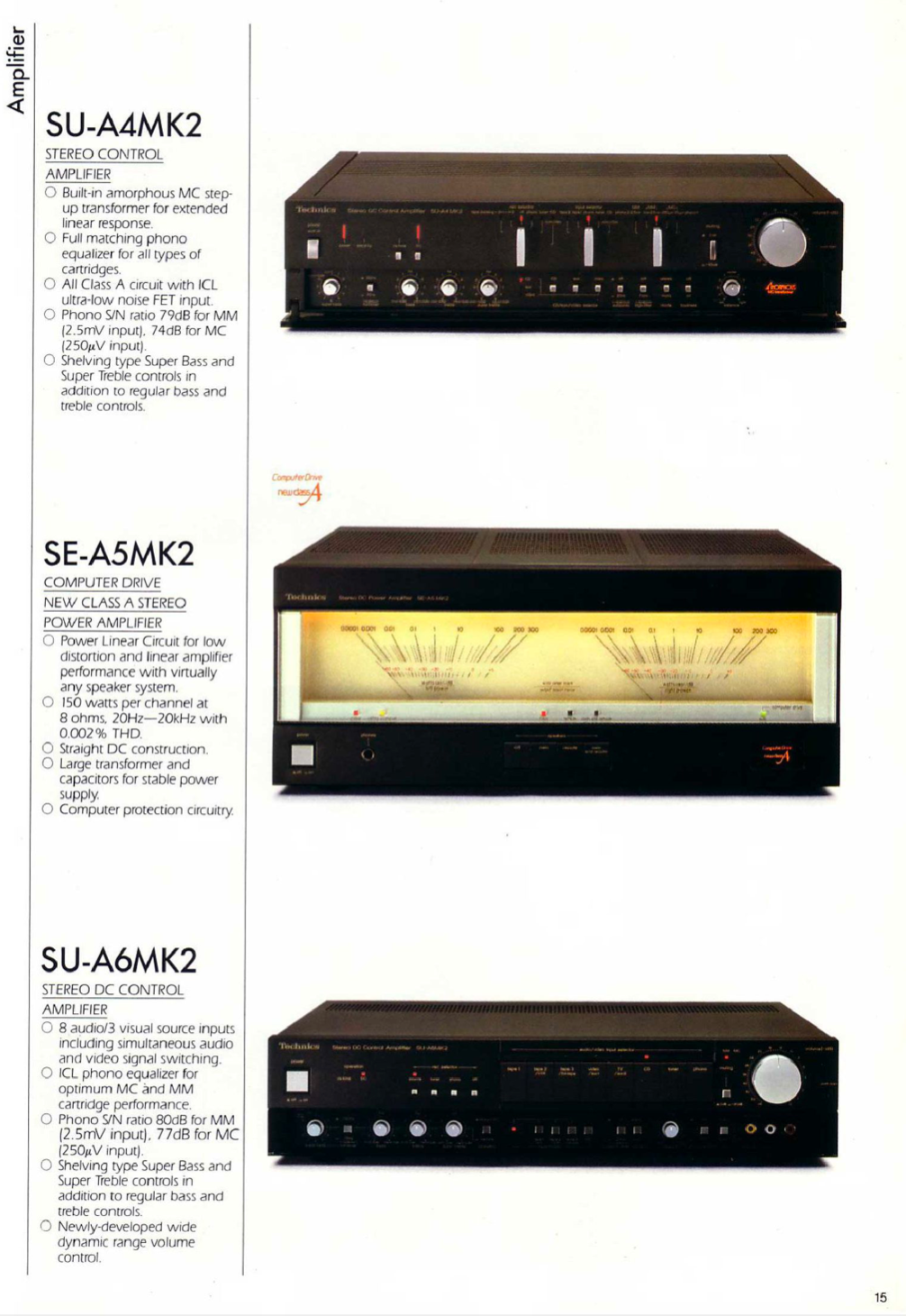 Technics Audio Brochure 1984