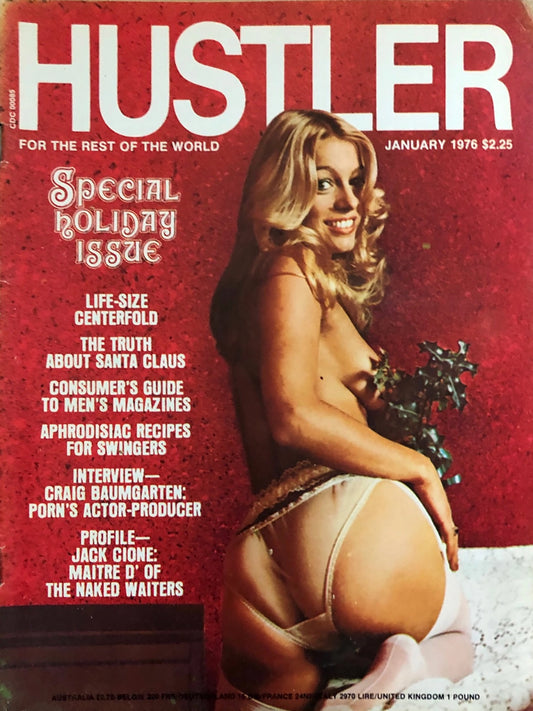 Hustler Magazine January 1976 Special Holiday Issue Craig Baumgarten